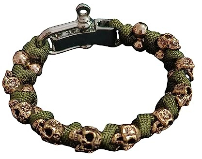 Titan örhängen premium paracord armband män handvävt armband kvinnor S klockor, En storlek, Ingen ädelsten