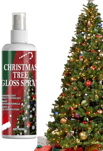 Generico Magisches Weihnachtsspray – erhöht die Leuchtkraft für einen sofortigen Märchenbaum | Brina Flocken 100 ml für Farbe und festliche Atmosphäre | Kränze und Requisiten