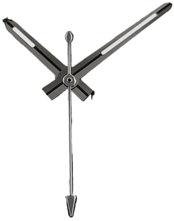 ATOMUSERLY 1 Juego de manecillas Plateadas for Reloj NH35, compatibles con Movimientos automáticos NH34, NH36, NH38, 4R y 7S. Agujas Luminosas Verdes