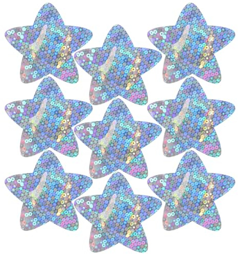 UKCOCO Breathable Glitter Star Bandages 50Pcs PVC Material Adhesive Wound Patches for Temporary Bandaging and Infection Prevention
