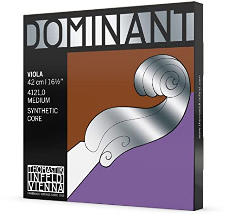 Thomastik Saiten für Viola Dominant Nylonkern Satz mittel Mensur 420 mm / 16.5