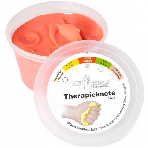 Therapieknete 453 g Physiotherapie Training Knete mittel - rot
