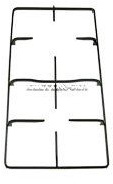 Grille plate 2 feux 430 x 222 mm. LOFRA P3251 (substitut grille en fonte code G3205 et G3208)