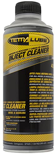 TETRA LUBE Limpia Inyectores Diesel y Gasolina. 400ml. Limpiador para Inyectores de Motores Diésel y Gasolina.