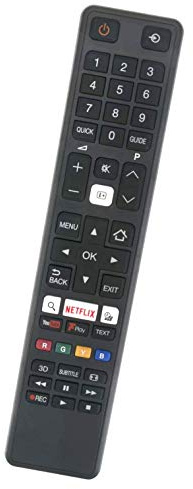 Ersatz Fernbedienung passend für Toshiba TV 49U5663DB | 49U5766DB | 49U6663DB | 49U6763DB