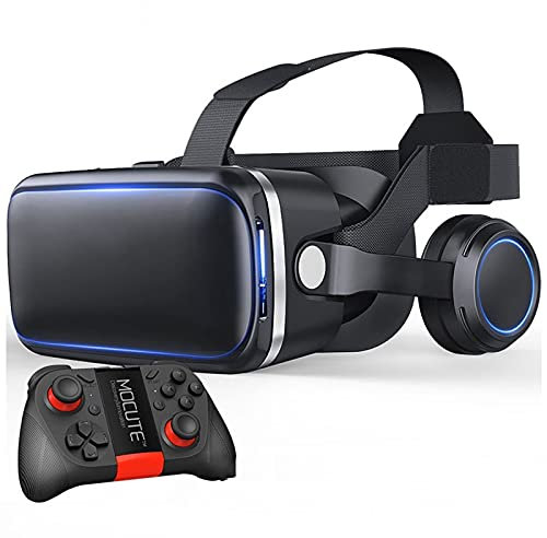 CYLZRCl Occhiali VR Occhiali 3D Cuffie Realtà Virtuale per Smartphone Occhiali Videogioco Binocolo 3D (Color : 6050)