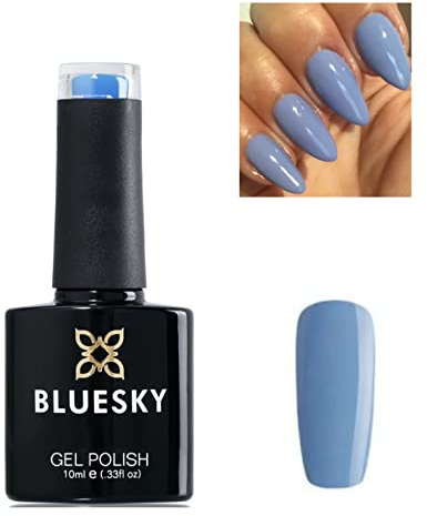 Bluesky Gel Nail Polish BLUE LILAC SPRING SUMMER COLOR MEET MY PRICE DC44 UV LED Soak Off 10ml (Requires Drying Under UV/LED Lamp)