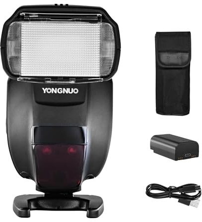YONGNUO GN60 Wireless Manual Flash Speedlite YN730 with 2000mAh Lithium Battery, Support 2.4G Wireless Trigger System, for Nikon Canon Olympus Sony Fuji Cameras with Standard Hot Shoe