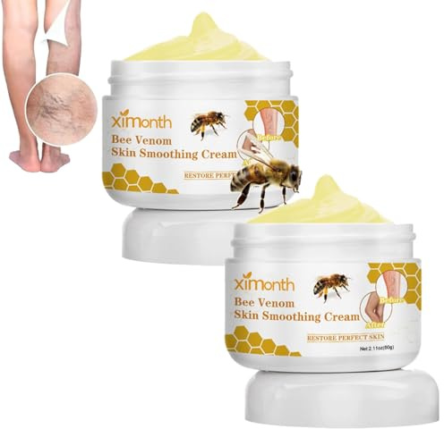 Furzero Bienengift Krampfadern Creme, Furzero Krampfadern Creme, Besenreiser Creme Testsieger, Bienengift Schmerzcreme Bienengiftsalbe(2 Stücke)