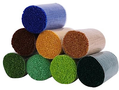 SEWACC 18stücke Pack Baumwollgarn Für Stricken Stickgarn Zum Nähen Von Teppichen Kissen Accessoires Geburtstagsdeko Handschuhen Langlebig Farbecht Reißfest