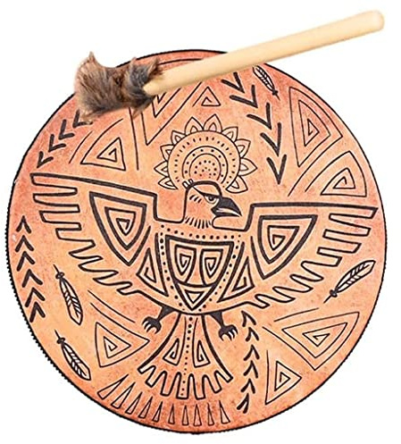 Schamanische Trommel Klangdekoration Handtrommel mit Schlägel Ätherische Trommel Handgemachte Handtrommel Dekoration Snare Drum