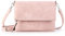 KALIDI Kleine Damen Umhängetaschen Veganes PU Leder Handtasche Crossbody Schultertasche Diebstahlschutz Mehrfach Taschen mit Verstellbar Abnehmbar Schultergurt Rosa