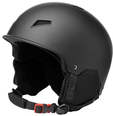 Harilla Skihelm Snowboardhelm Snowboardhelm zum Skifahren Snowboarden Einstellbare Passform mit Belüftungsöffnungen Schneesporthelm Kopfbedeckung