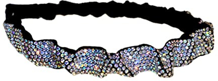 NOLITOY Bandeau pour Cheveux Coiffe pour Femme Ornement de Tête avec Strass Accessoire de Coiffure
