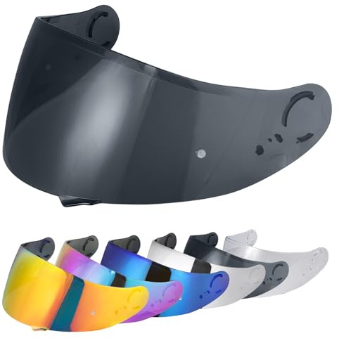 VCOROS Visière de Casque Moto pour GT Air Neotec CNS-1 TC-5 TC-9 GT Air 2 | Visière de Casque de Protection Contre Le Vent Moto,Remplacement de lentille de Casque