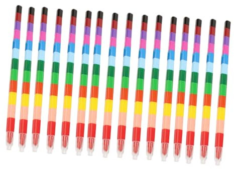 CIMAXIC 12 Verschiedene Farben Kreative Buntstiftblöcke Buntstifte Robust Lebendig Ideal Für Geburtstag