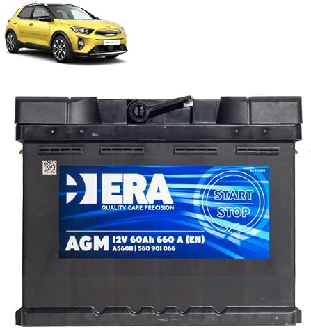 Batteria 60Ah A.G.M. per Kia Stonic 1.0 T-Gdi 1.2 1.4 benzina 2017+