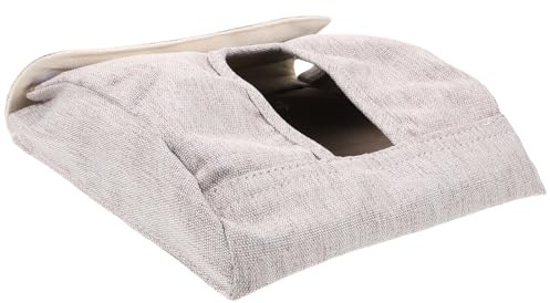 Ciieeo Distributeur de Nourriture Suspendu pour Cobayes et Lapins Paquet en Tissu Gris Taille M Mangeoire à Herbe Lavable et Respirante pour Petits Animaux comme Chinchillas et Cochons