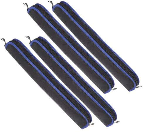 Ciieeo Blockflötentaschen Tragbares Design mit Reißverschluss aus Oxford Gewebe 4 Stück Schwarz Weiche Tasche zur Aufbewahrung für Kinder für Reisen und Auftritte
