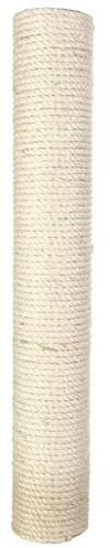 TRIXIE Replacement Sisal Post for Cat Scratching Posts, Backup Scratcher for Indoor Cat Furniture, Trees and Towers, 3.5 in x 23.6 in (9 x 60 cm)