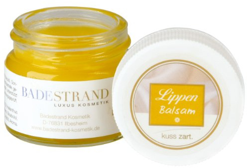 Badestrand Lippen-Balsam 15 ml - Natürliche Salbe, Glättend, Vanille