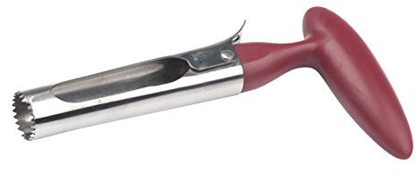 Alpina 871848900063 Apfelauss-/ Kernausstecher, Edelstahl, rot, 13 x 2,5 x 24 cm