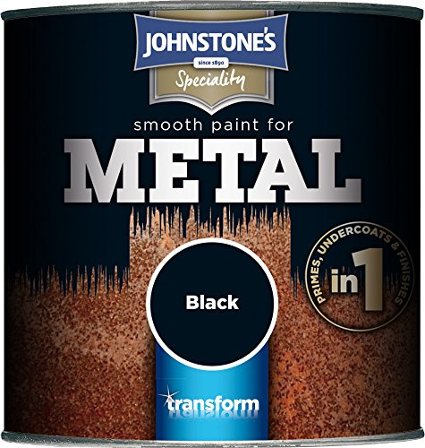 SMOOTH METAL PAINT BLACK 0.25L