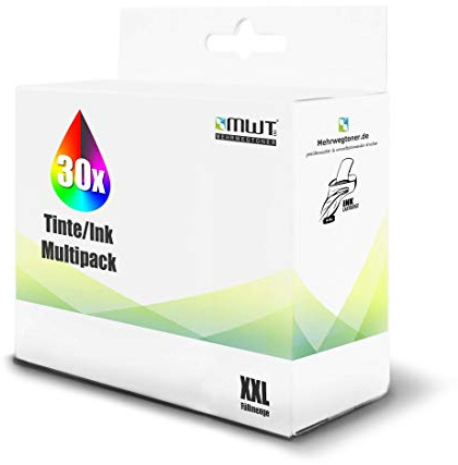 30x Kraft Office Supplies Patronen für Epson DX 4050 4450 5050 5500 6050 7000 7400 7450 8450 9200 9400 ersetzt T0715 CMYK