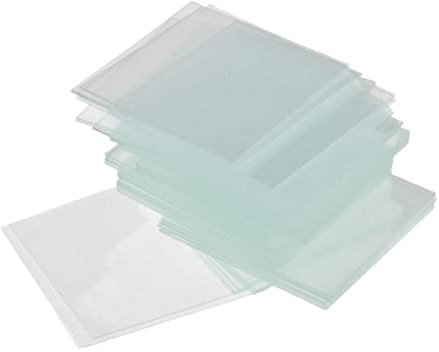 Gazechimp Objektträger, Quadratisches Deckglas, 18 Mm X 18 Mm (Packung Mit 100 Stü)