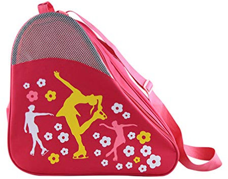 BESPORTBLE 1stk Tasche Zum Eislaufen Schlittschuhtasche Rote Rollschuhtasche Skate Rad Tasche Rollen-Aufbewahrungstasche Tasche Für Rollschuhe Eislauftasche ß Skateboard-Tasche Mädchen