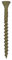 TIMco C2 Decking Screw 4.5 x 75mm - Box 250 GREEN TX20 CSK (75C2D250BX)