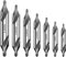 YouMen 7 Pcs Juego de Brocas de Centro Brocas Centrales HSS de 60 Grados Juego de brocas de centrado Centrado Ajustables Herramientas para Metal 1.0/1.5/2.0/2.5/3.0/4.0/5.0mm