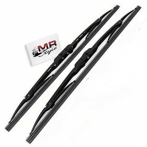MR-Style 2x Classic SCHEIBENWISCHER passend für Ford Fiesta 5 (Typ JAS/FBS)