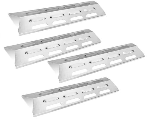 Trintion 41CM Grill Heat Plate,Outdoor Barbecue Replacement Parts,Barbecue Heat Plate,Heat Diffuser, Heat Deflector, Heat Tent, Gas BBQ Replacement Parts,4 Pack