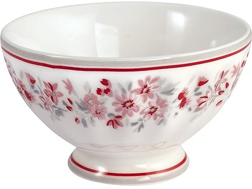 GreenGate [A] French Bowl medium Emberly White