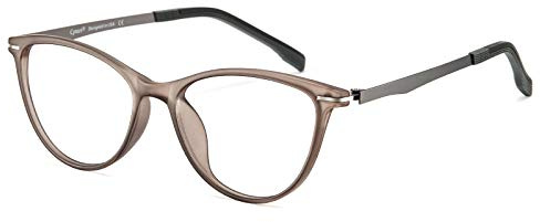 Cyxus Sonnenbrille Gegen Blaues Licht Anti-UV Katzenauge Brillenfassung Vintage Mode Stil für Outdoor Drinnen