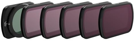 Skyreat Osmo Pocket 3 ND Filter,Magnetischer ND Lichtreduzierungs Filter CPL Polarizer Filter Kit Passend für DJI Pocket 3 Zubehör -6Pack(CPL/ND8/ND16/ND32/ND64/ND128)
