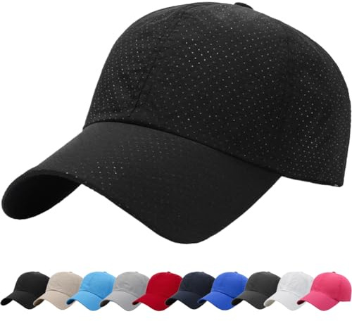 DURINM Cappello da Baseball Traspirante Cappellino Uomo con Visiera - Regalo per Nonno/Papà