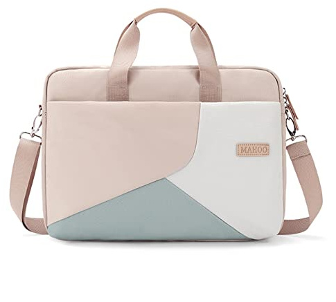 XIAOYIBAIHUOUK Maletín cruzado for ordenador portátil for mujer, bolso impermeable for ordenador portátil a la moda(No power pack,15-16)