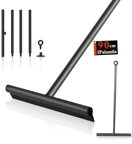 Duschwischer,31-90cm verstellbare nicht rutschfeste Silikon-Duschwischer, Anti-Kratzer-Scheibenwischer mit Saugbecher, geeignet für Abzieher dusche für Glas, Keramikfliesen, Spiegel, Fenster, Autowind
