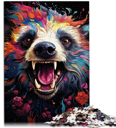 1000 pezzi adulti puzzle animale miele tasso rompicapo per 50 x 74,9 cm buon regalo per adolescenti dai 14 anni in su