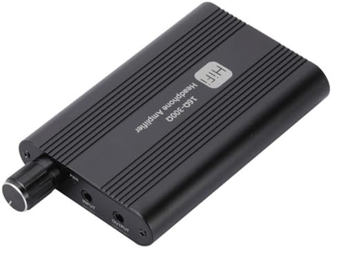 Geofray Amplificatore per Cuffie HiFi Mini 16-300Ω Amplificatore per Cuffie Ricevitore Audio AUX da 3,5 mm Lettore Musicale Amplificatore per Cuffie Facile da Installare Facile da Usare
