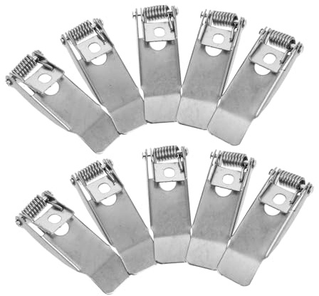 Veemoon 10pièces Lot De Clips à Ressort Pour Downlight Et Plafonnier Clips De Fixation Pour Spots Led Support De Montage Pour Luminaires Encastrés Au Plafond