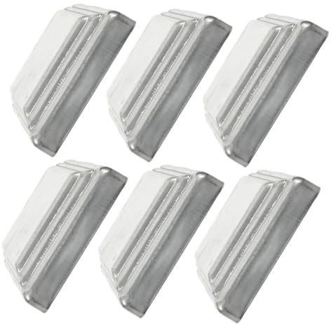 SHINEOFI 6Piezas Tapas Decorativas para Postes de Cubiertas Cuadradas para Jardín y Barandillas Accesorios de Protección para Vallas de Exterior