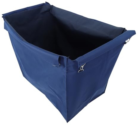FONDOTIN Bolsa De Almacenamiento para Carro De Lavandería, Tela Oxford Resistente, Forro Extraíble para Cesta De Lavandería Ruedas, Bolsa Repuesto para Uso Comercial