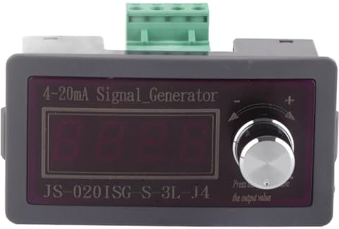 Fegtrtyoa Générateur de Signal de Courant de Tension 4-20mA avec Affichage à 4 Chiffres et Alimentation par Batterie