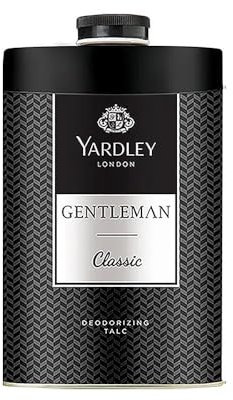 Yardley London Gentleman Deodorizing Talc Talcum Powder for Men 100Gm