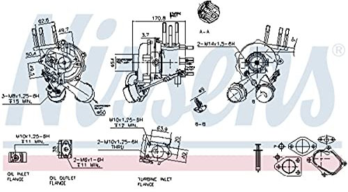 Nissens Lader Turbolader Turbo Aufladung 93042