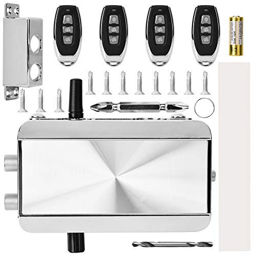 Verrückter Verkauf Elektronisches intelligentes Schloss-Kit, Home-Fernbedienungsschloss, mechanische Diebstahlsicherung mit Vier Fernbedienungen