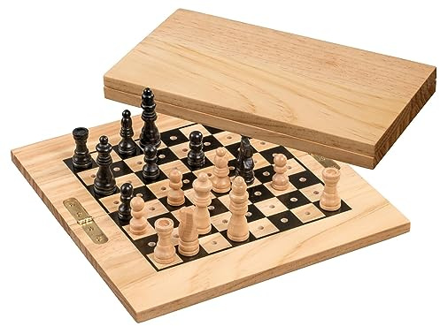 Philos 2742 - Schach, Mini-Steckspiel, klappbar
